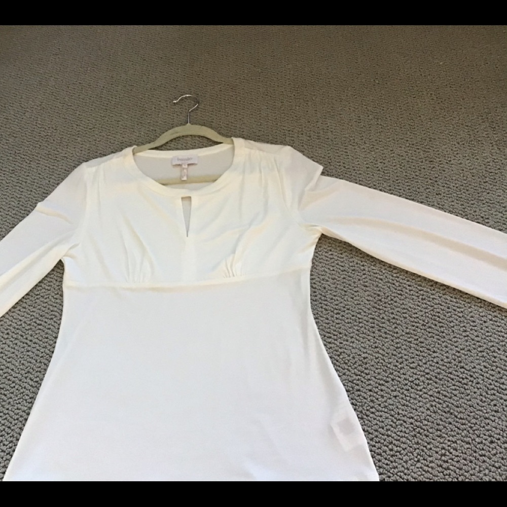 Neutral long sleeve top